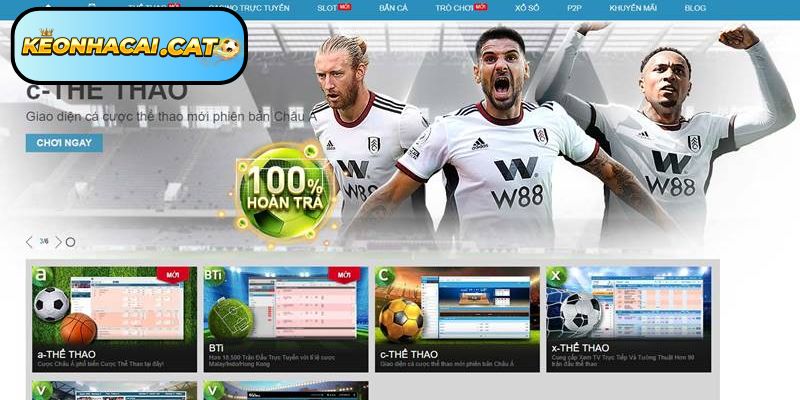 Nhà cái quốc tế W88 với tỷ lệ kèo ổn định